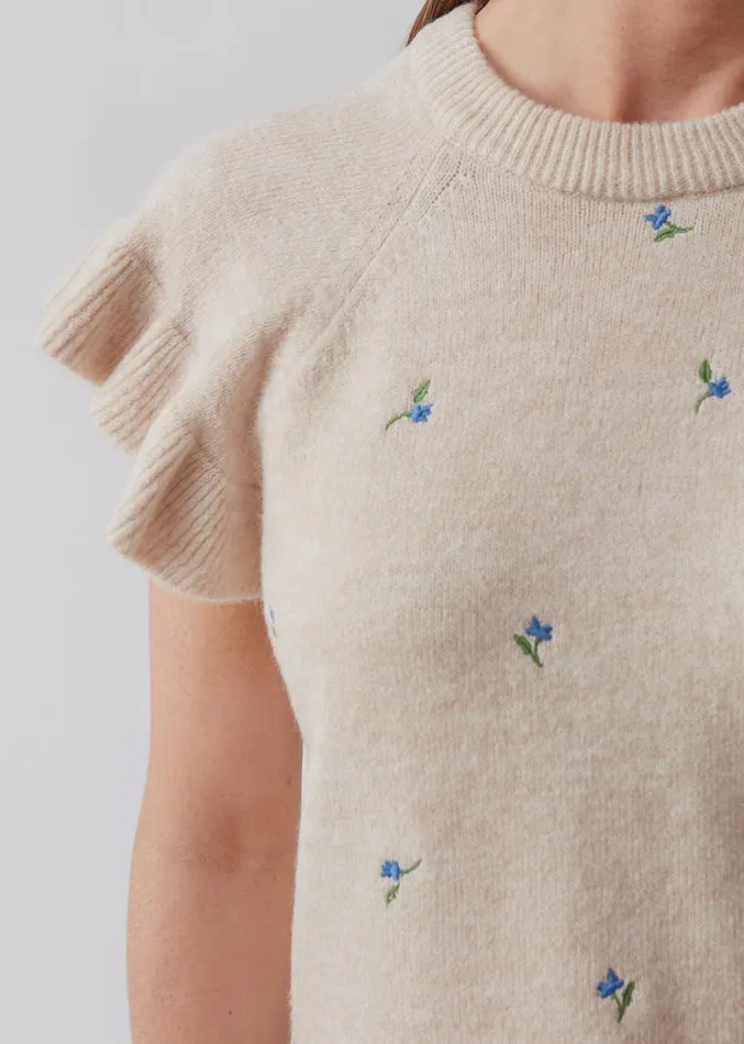 Women OlavMD Vest Cream Milk Modstrm Blouses and Knitwear Women OlavMD Vest Cream Milk Modstrm Blouses and Knitwear