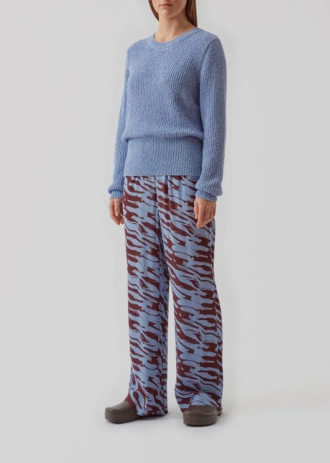 Women OmenMD Oneck Cornflower Modstrm Blouses and Knitwear