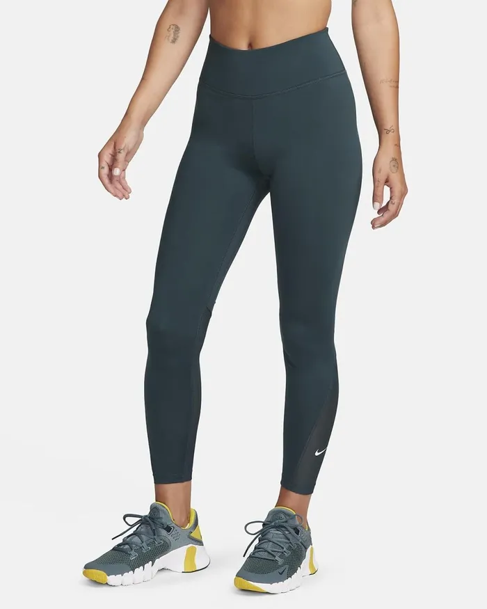 Women One Deep Junglewhite Nike Leggings