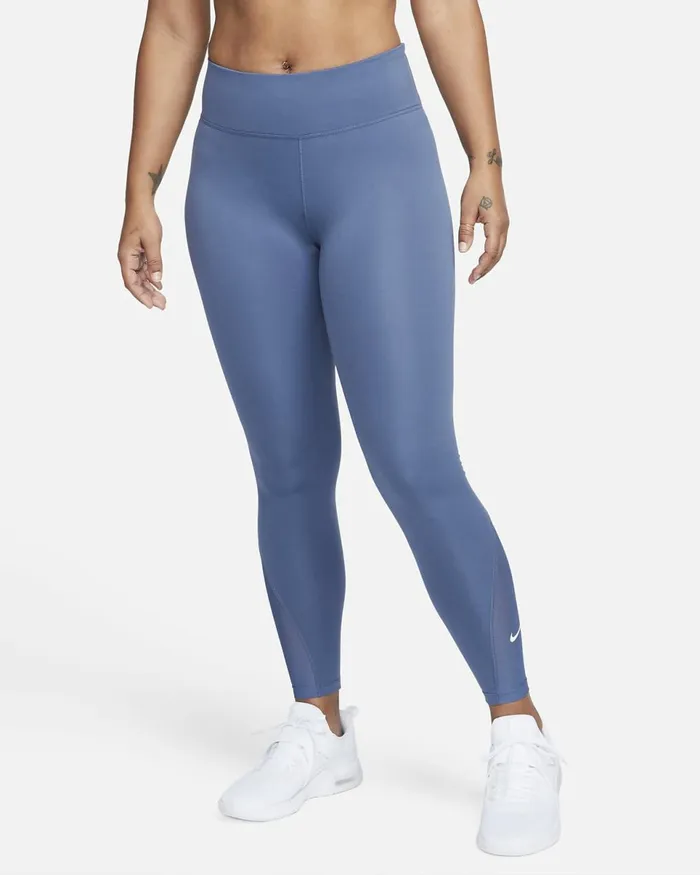 Women One Diffused Bluewhite Nike Leggings
