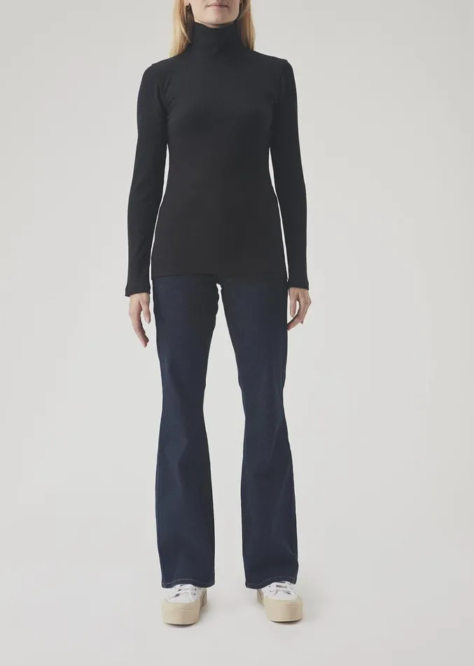 Women Orson Rollneck Black Modstrm Tops