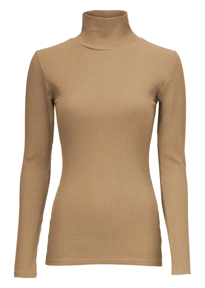Women Orson Rollneck Camel Modstrm Tops