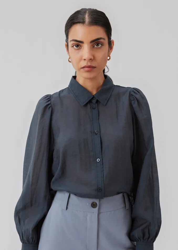Women OskarMD Shirt Midnight Blue Modstrm Shirts
