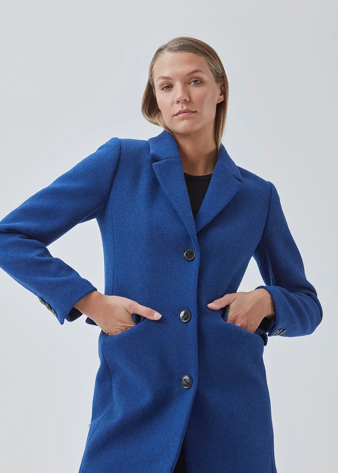 Women Pamela Coat Electric Blue Modstrm Coats and Jackets