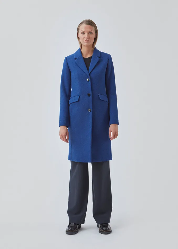 Women Pamela Coat Electric Blue Modstrm Coats and Jackets