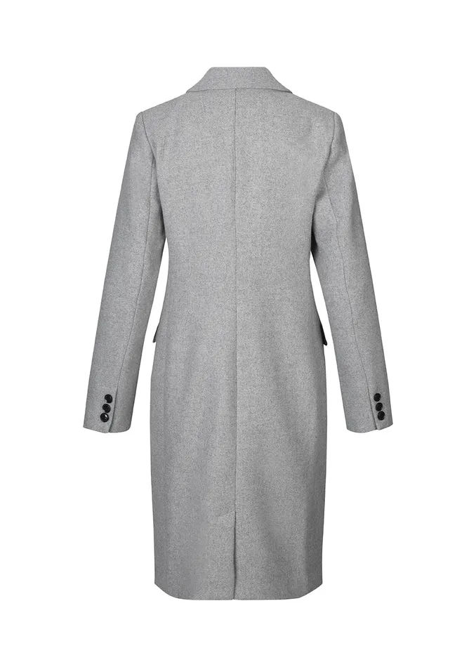 Women Pamela Coat Grey Melange Modstrm Coats and Jackets Women Pamela Coat Grey Melange Modstrm Coats and Jackets