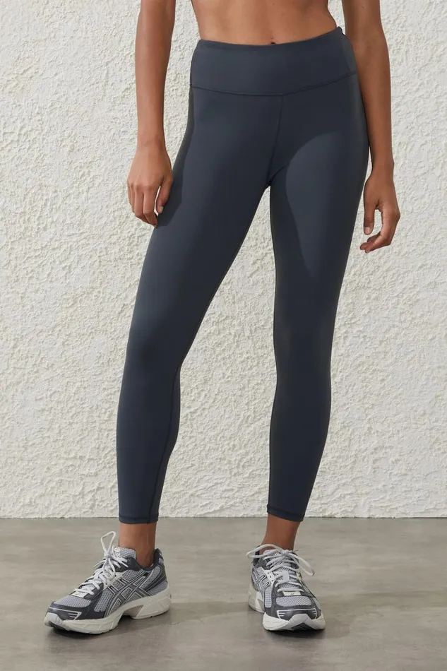 Women Pants Cotton On Active Core 78 Tight Element Blue