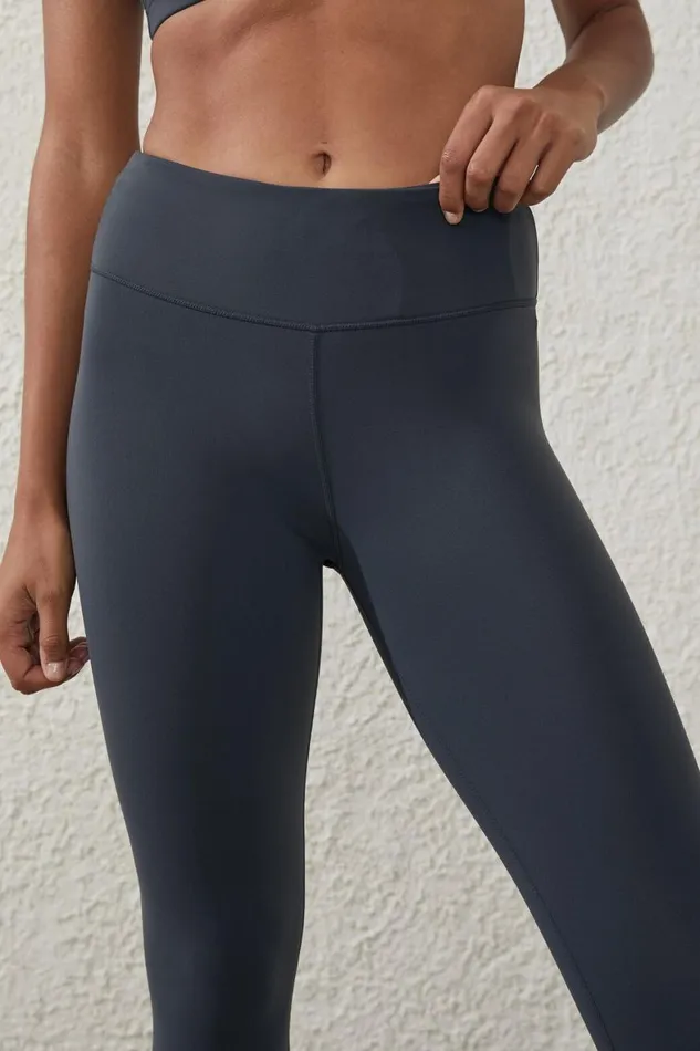 Women Pants Cotton On Active Core 78 Tight Element Blue