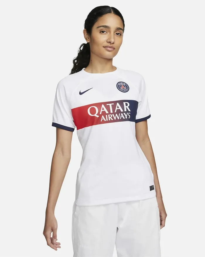 Women Paris SaintGermain 202324 Stadium Away Whitemidnight Navymidnight Navy Nike Tops And TShirts Women Paris SaintGermain 202324 Stadium Away Whitemidnight Navymidnight Navy Nike Tops And TShirts
