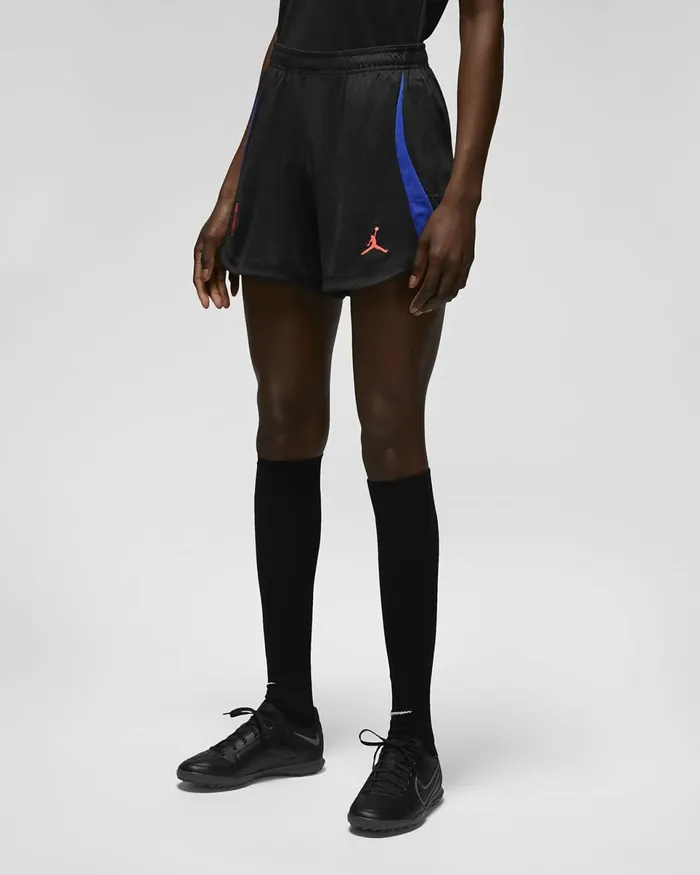 Women Paris SaintGermain Strike Away Blackgame Royalbright Crimson Nike Shorts