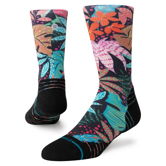 Women Performance Crew Socks Lt Trippy Trop 8211 Multi Stance Crew
