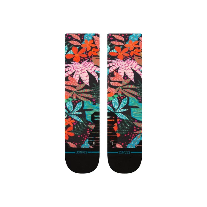 Women Performance Crew Socks Lt Trippy Trop 8211 Multi Stance Crew