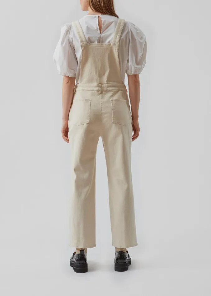 Women PeteMD Dungarees Cream Milk Modstrm Pants and Leggings Women PeteMD Dungarees Cream Milk Modstrm Pants and Leggings