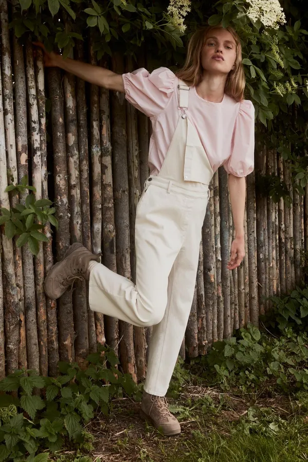 Women PeteMD Dungarees Cream Milk Modstrm Pants and Leggings Women PeteMD Dungarees Cream Milk Modstrm Pants and Leggings