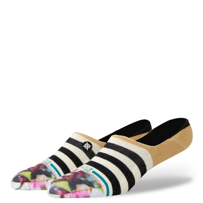 Women Poly No Show Socks Take A Picture 8211 Floral Stance No Show