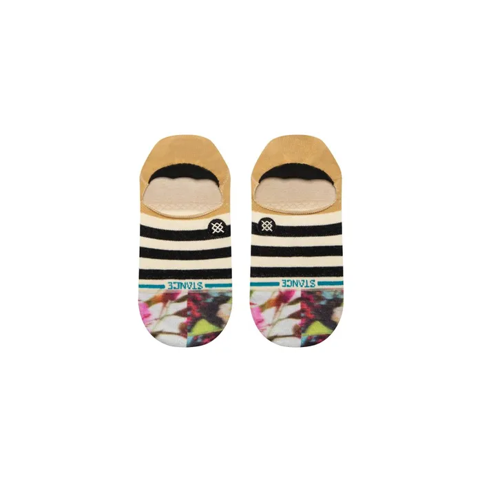 Women Poly No Show Socks Take A Picture 8211 Floral Stance No Show