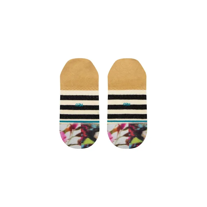 Women Poly No Show Socks Take A Picture 8211 Floral Stance No Show