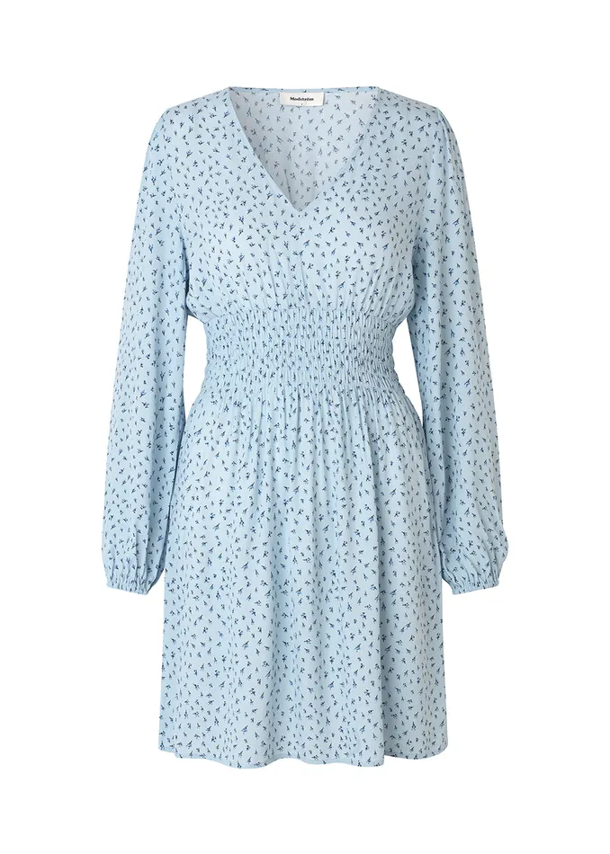 Women PorschaMD Print Dress Hyacinth Modstrm Dresses Women PorschaMD Print Dress Hyacinth Modstrm Dresses