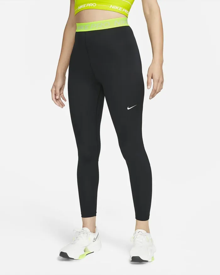 Women Pro 365 Blackvoltwhite Nike Leggings