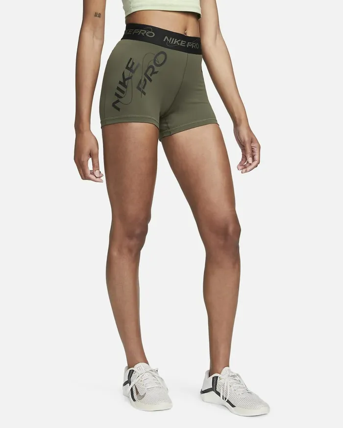 Women Pro Cargo Khakiblack Nike Leggings