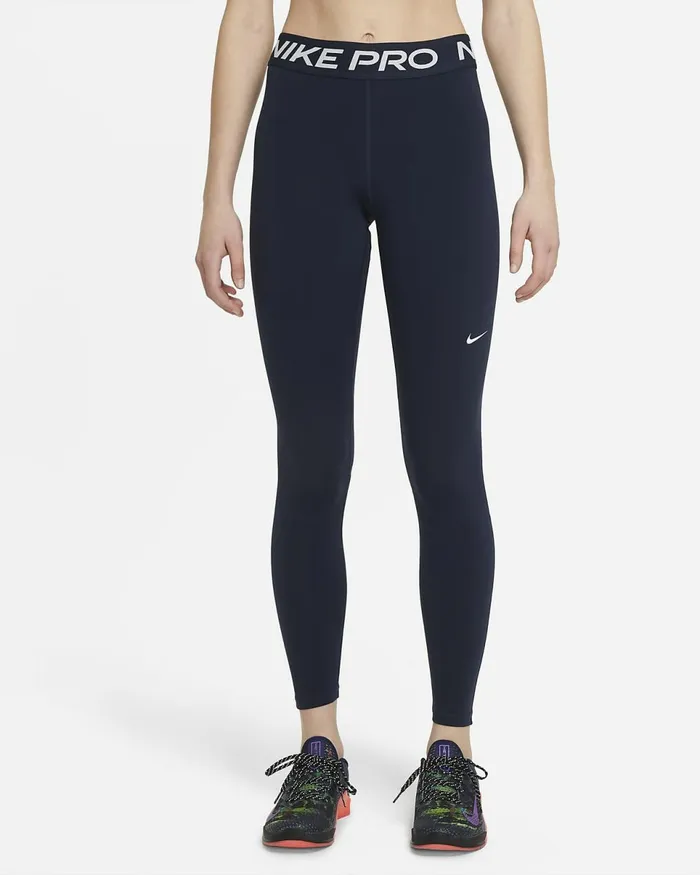 Women Pro Obsidianwhite Nike Leggings