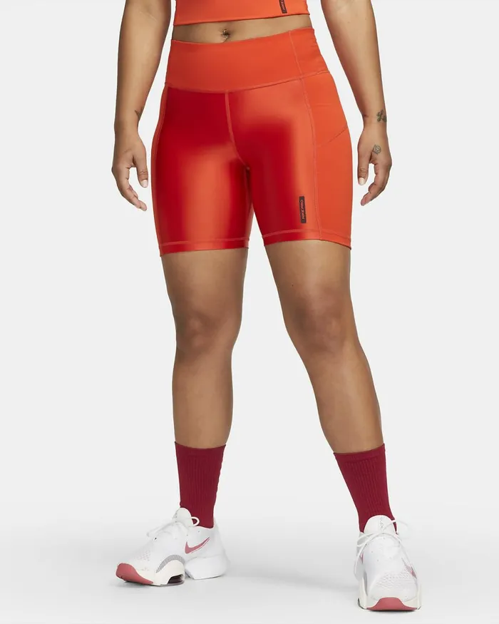 Women Pro Picante Reddeep Burgundy Nike Leggings