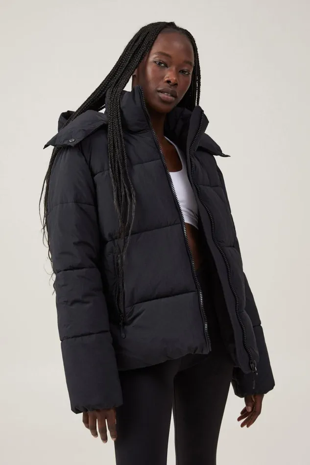 Women Puffers and Jackets Cotton On The Recycled Mother Puffer Jacket 30 Black Women Puffers and Jackets Cotton On The Recycled Mother Puffer Jacket 30 Black