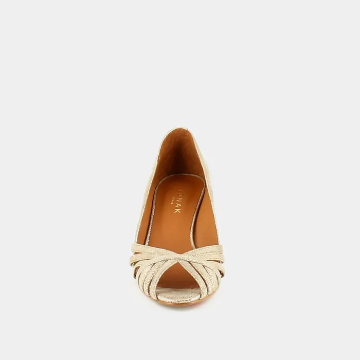 Women Pumps Jonak Open Toe Pumps With Thick Heels