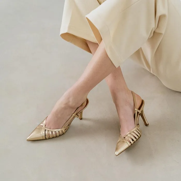 Women Pumps Jonak Pointed Toe Pumps With Openwork Details