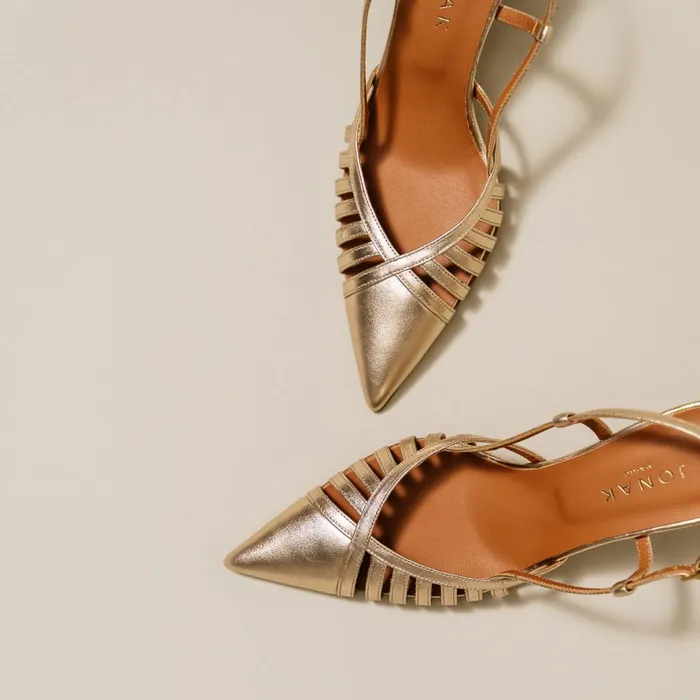 Women Pumps Jonak Pointed Toe Pumps With Openwork Details