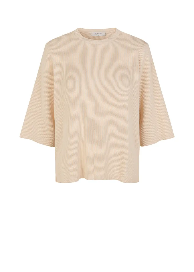 Women RasmineMD Oneck Off White Modstrm Blouses and Knitwear