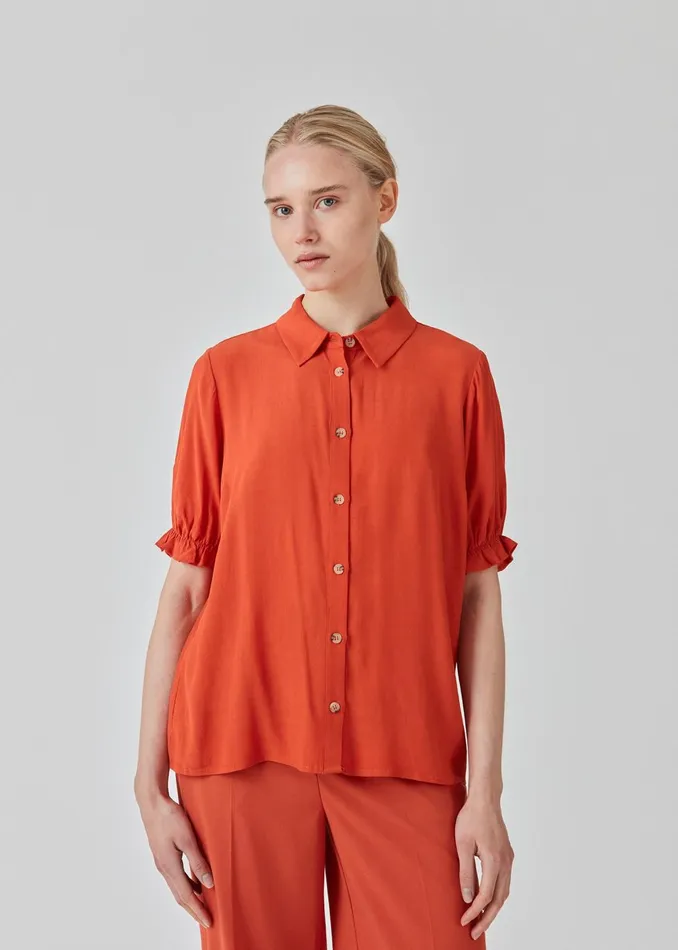 Women RavenMD Shirt Burnt Rose Modstrm Shirts