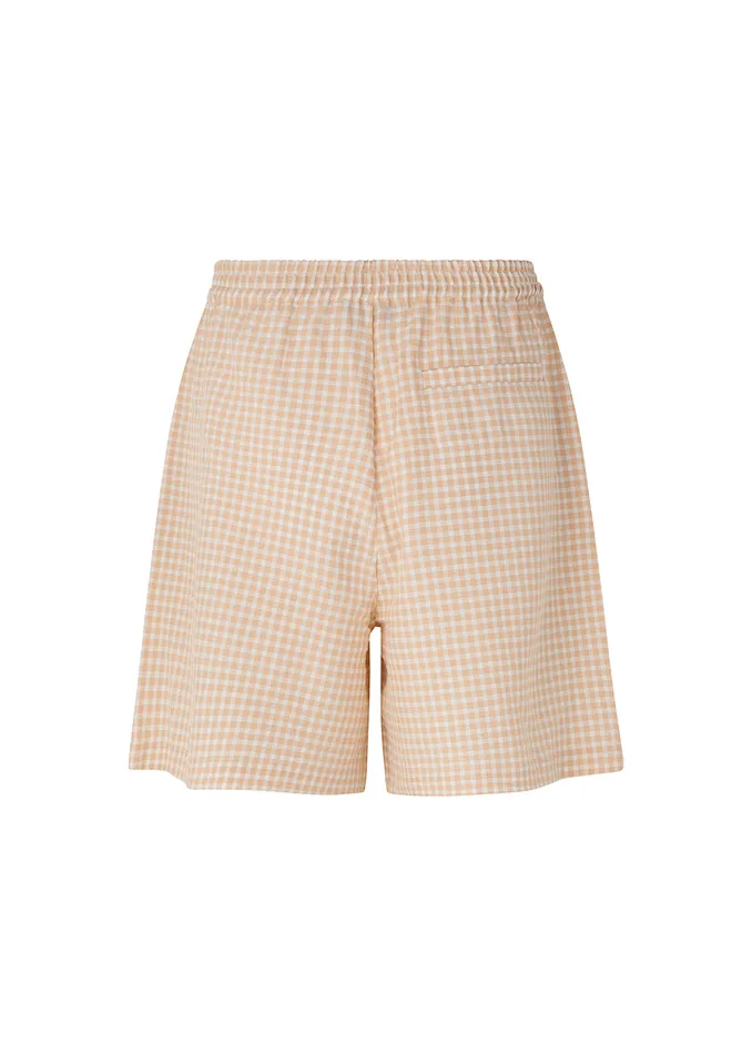 Women RimmeMD Shorts Beige Check Modstrm Shorts