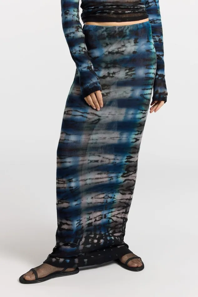 Women Rio Maxi Skirt Cobalt Blue Tie Dye COTTON CITIZEN Skirts Women Rio Maxi Skirt Cobalt Blue Tie Dye COTTON CITIZEN Skirts