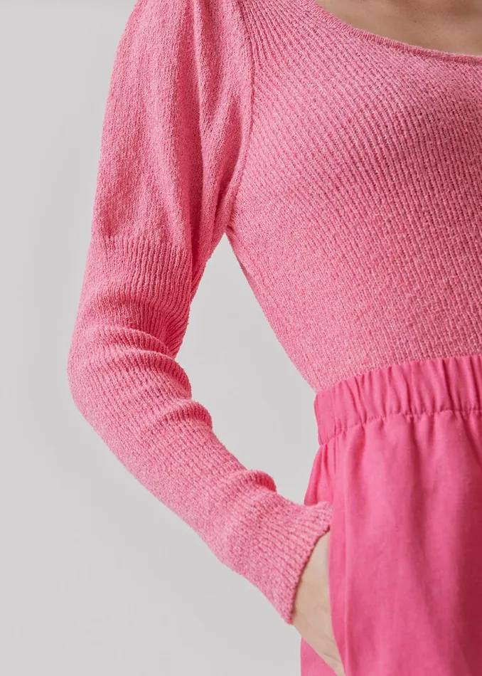 Women RuthMD Oneck Taffy Pink Modstrm Blouses and Knitwear
