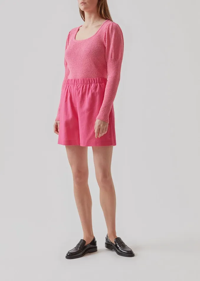 Women RuthMD Oneck Taffy Pink Modstrm Blouses and Knitwear