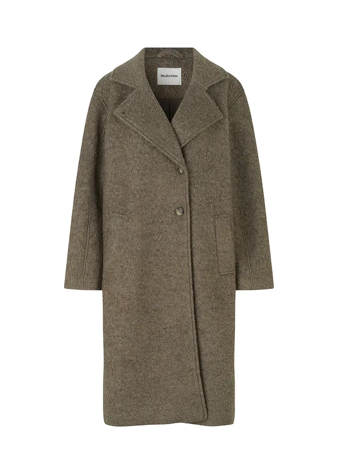 Women SallieMD Coat Espresso Melange Modstrm Coats and Jackets Women SallieMD Coat Espresso Melange Modstrm Coats and Jackets