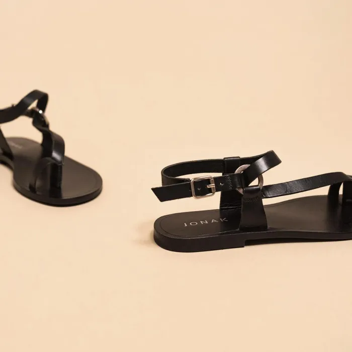 Women Sandals Jonak Asymmetrical Sandals With Loop