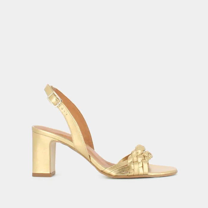 Women Sandals Jonak Braided Sandals With Heels