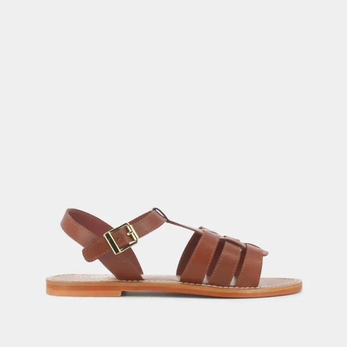 Women Sandals Jonak Flat Braided Sandals