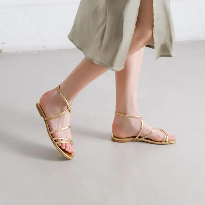 Women Sandals Jonak Flat Strappy Sandals And Straps