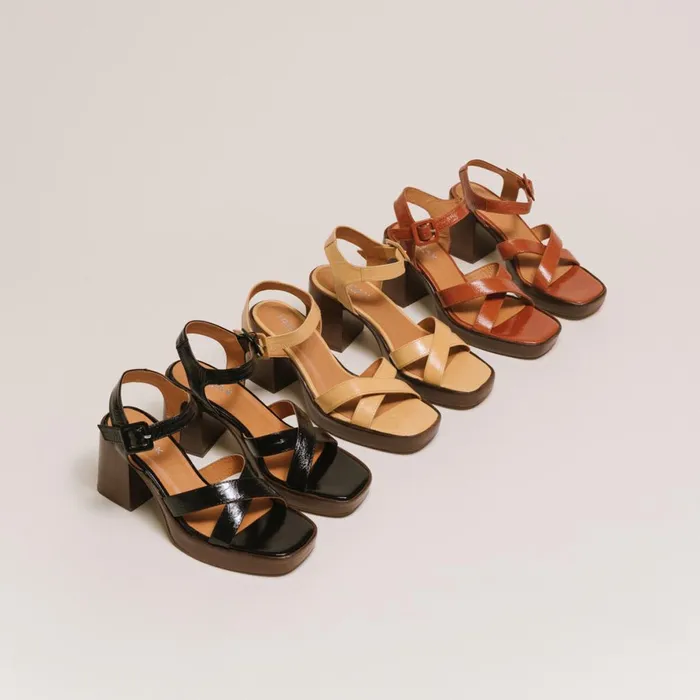 Women Sandals Jonak Heeled Sandals And Platform