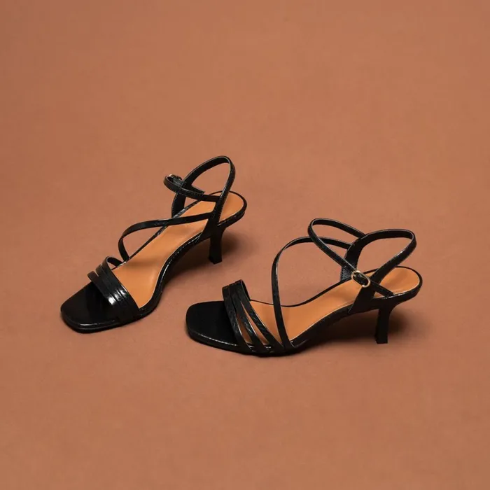 Women Sandals Jonak Heeled Strappy Sandals