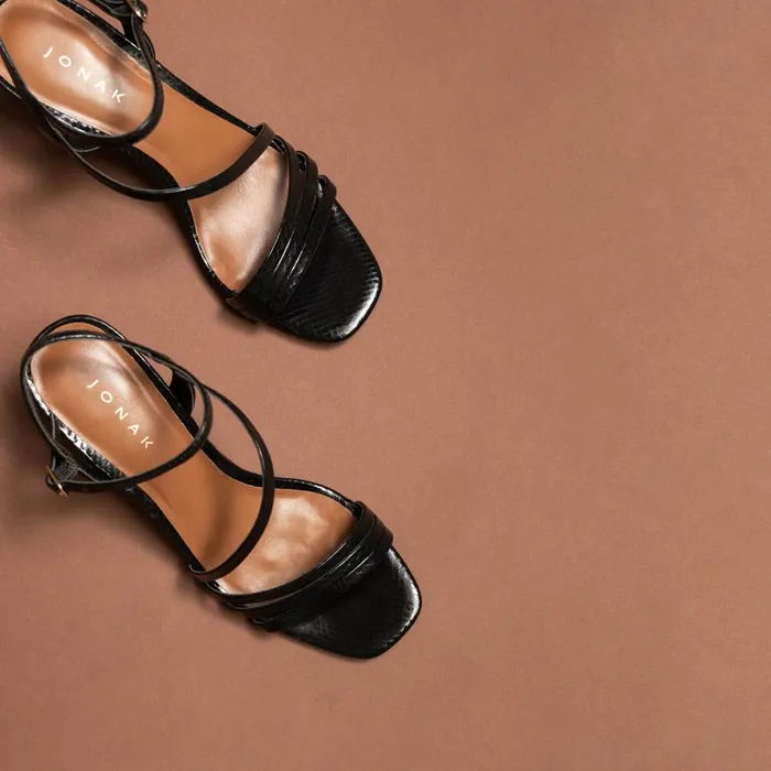 Women Sandals Jonak Heeled Strappy Sandals