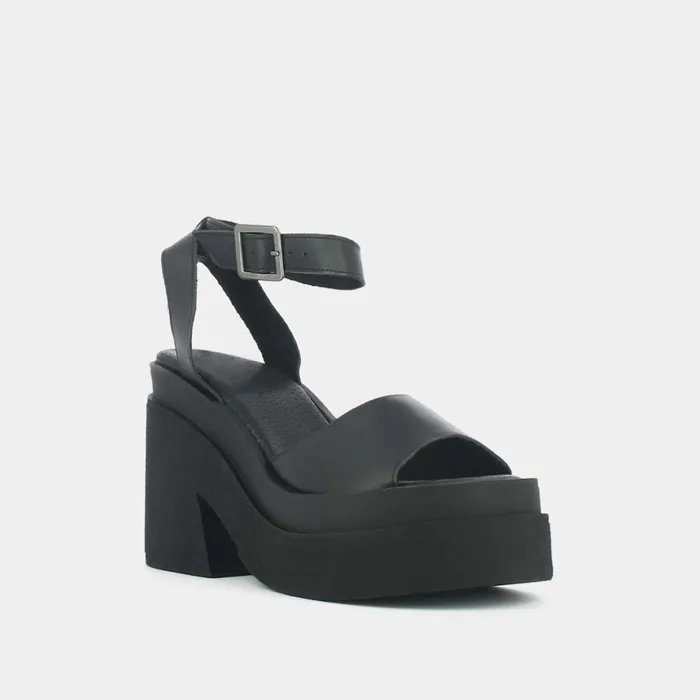 Women Sandals Jonak Mules With Straps And Thick Sole