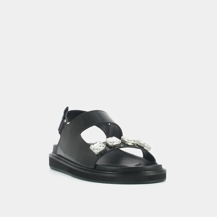 Women Sandals Jonak Open Sandals With Rhinestones