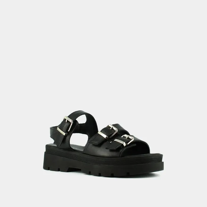 Women Sandals Jonak Platform Sandals With Buckle Straps