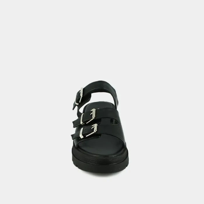 Women Sandals Jonak Platform Sandals With Buckle Straps