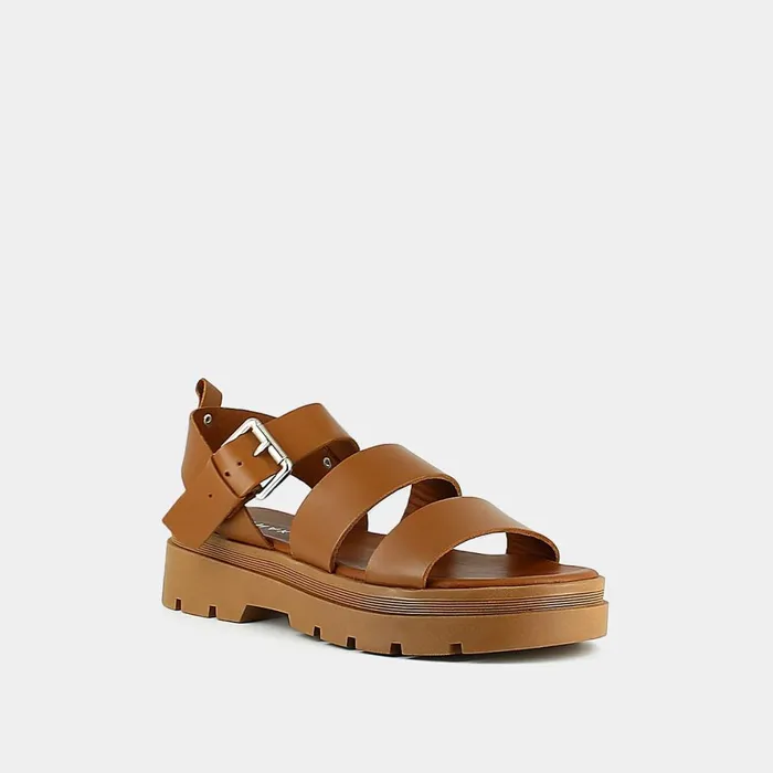 Women Sandals Jonak Platform Sandals With Buckles
