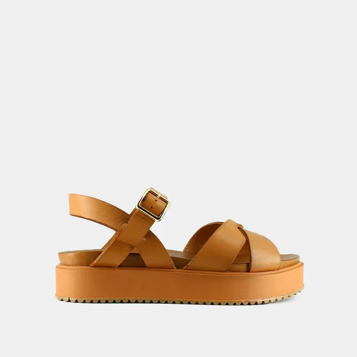 Women Sandals Jonak Platform Sandals With Intertwined Straps